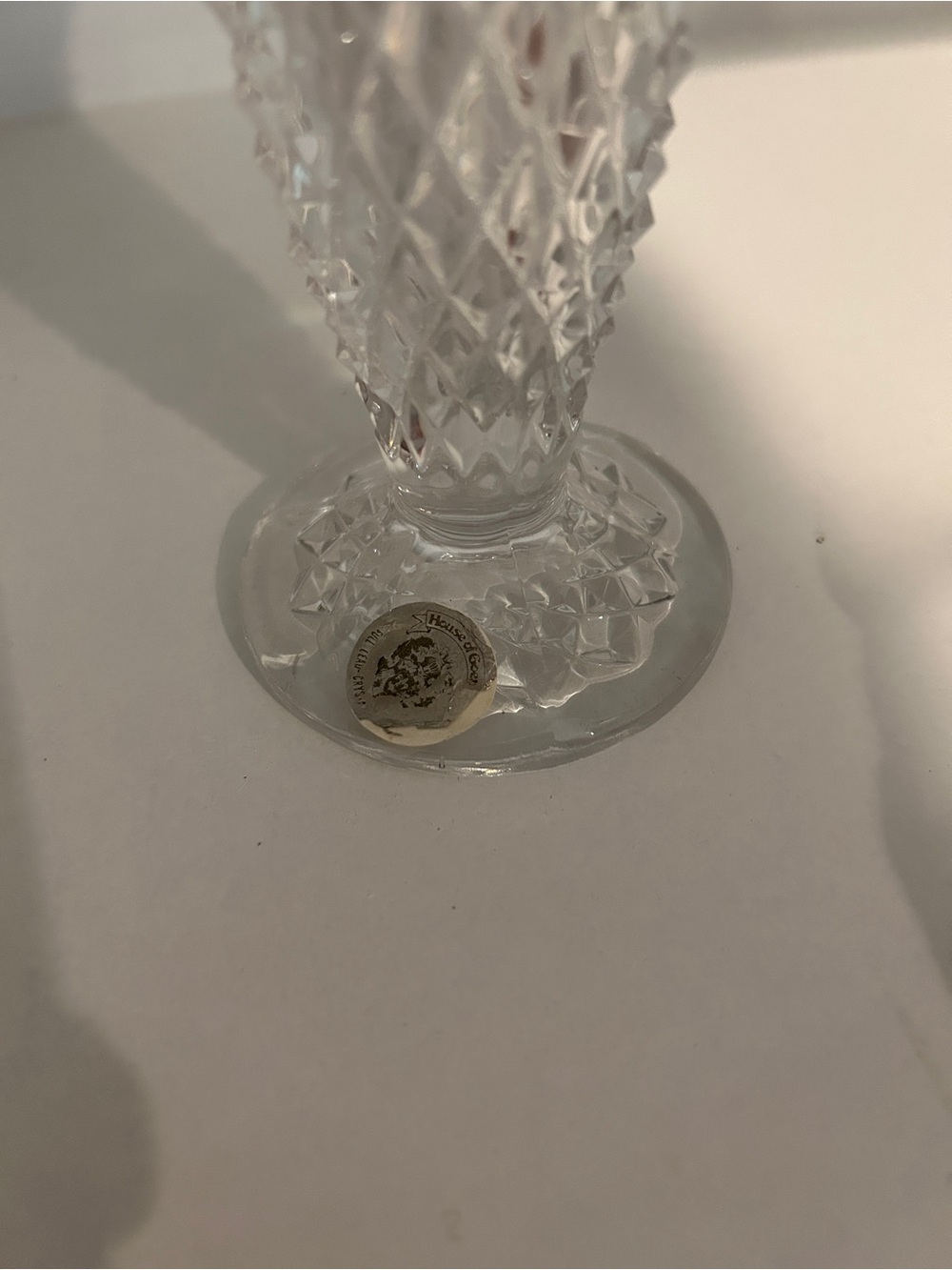 HTF VTG Goebel Crystal Vase - Picture 2 of 5